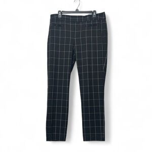 Calvin Klein Black Grid Pattern Dress Pants